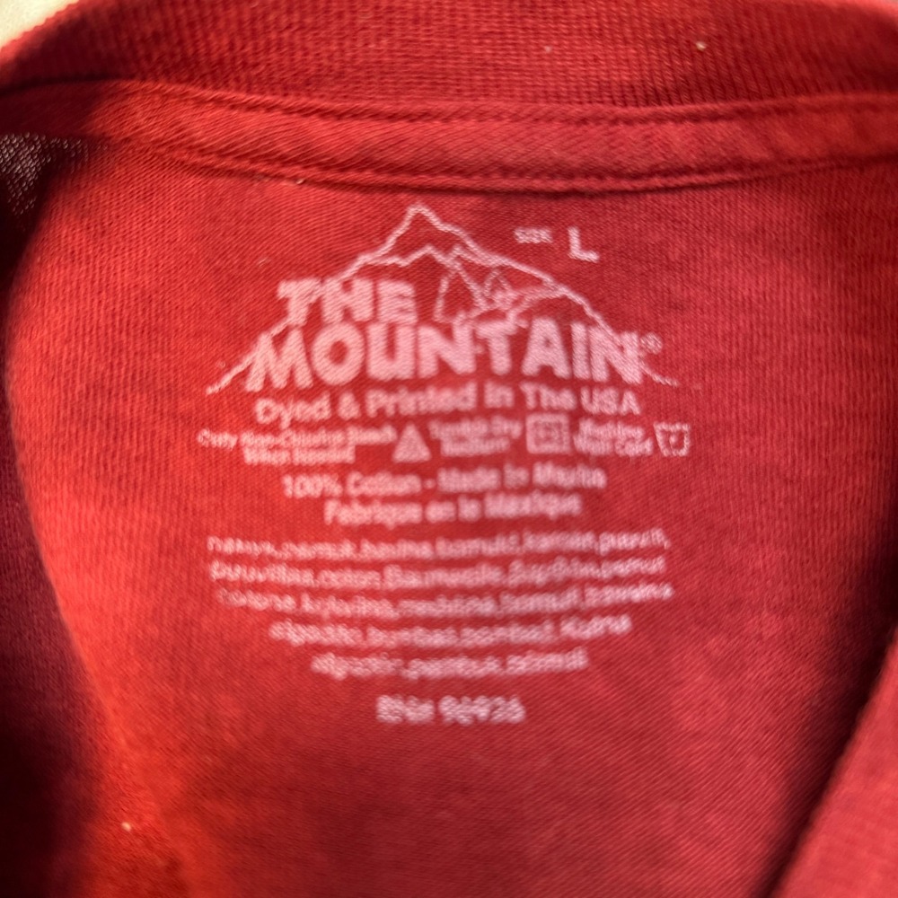 The Mountain Alabama Crimson Tide Elephant Helmet Tie Dye T-Shirt Mens Large Red - Picture 7 of 11